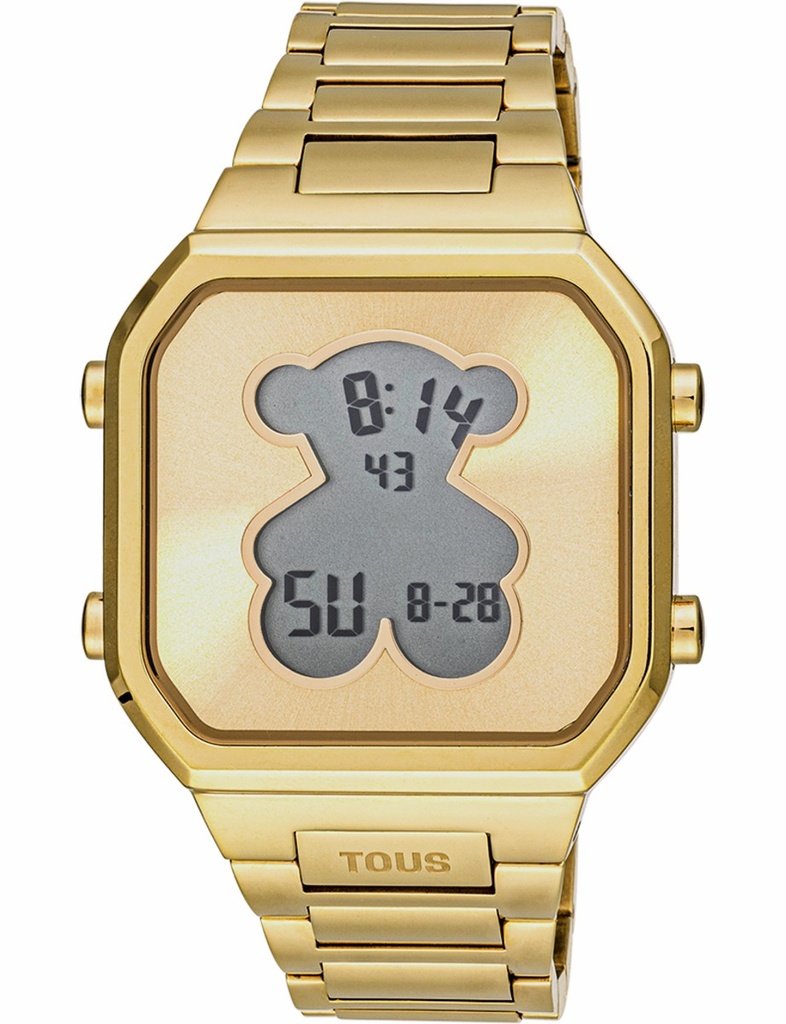 Reloj Tous Mujer D-Bear Digital Acero IP Dorado Oso 3000134300