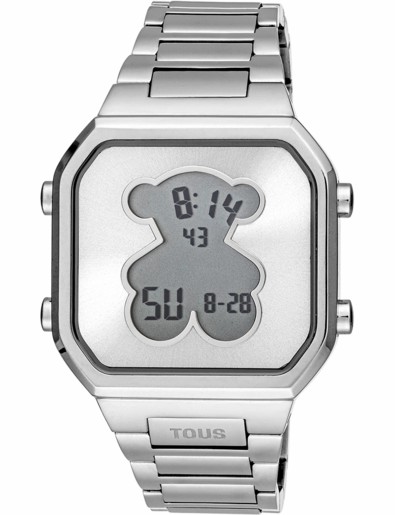 Reloj Tous Mujer D-Bear Digital Acero Plateado 3000134500