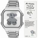 Reloj Tous Mujer D-Bear Digital Acero Plateado 3000134500