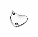 Placa Pandora Corazón para collar de mascotas