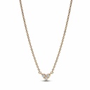 Collar Pandora Shine Corazón triple gema