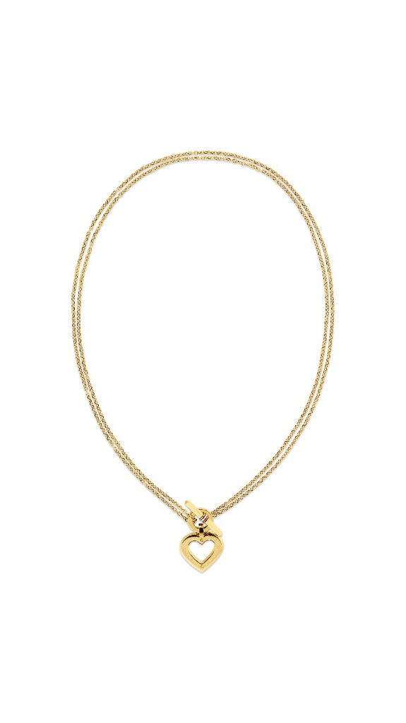 Collar Tommy Hilfiger Mujer Acero IP Dorado Corazón 2780968