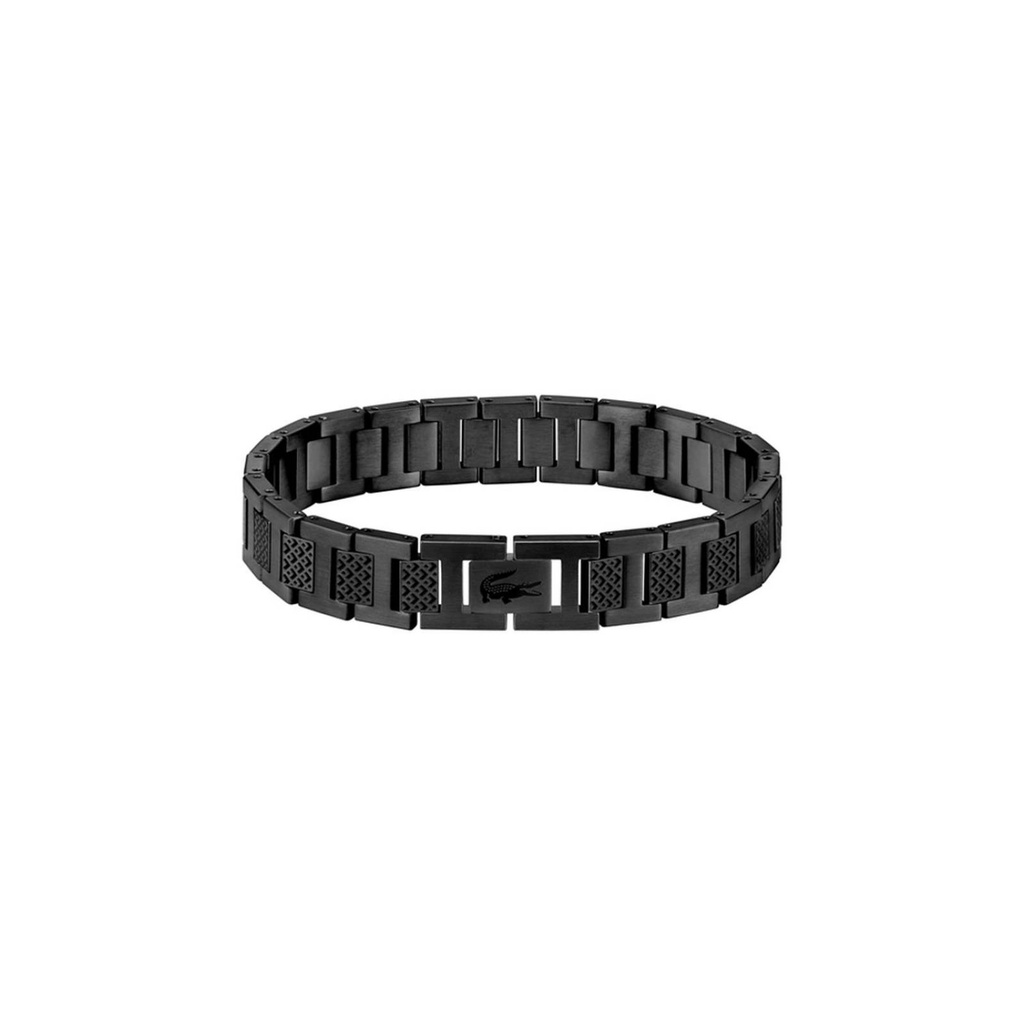 Pulsera Lacoste Hombre Metropole Acero ionizado negro 2040119