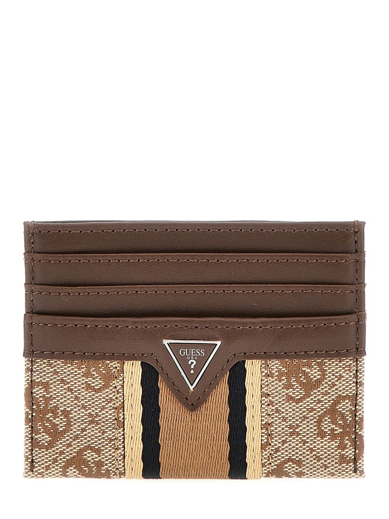 Tarjetero Guess Marrón Logo Peony Madrid Case