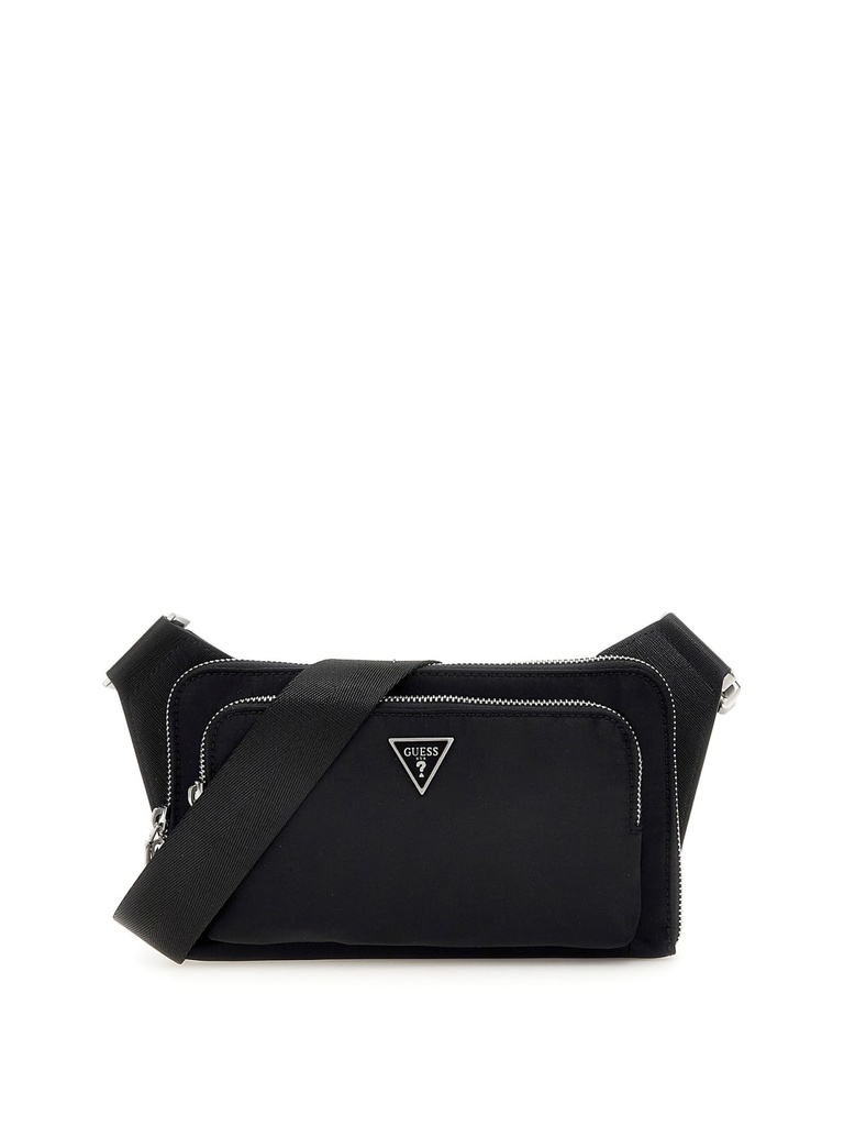 Riñonera Guess Milano de Nailon Hombre HMMINYP5214-BLACK