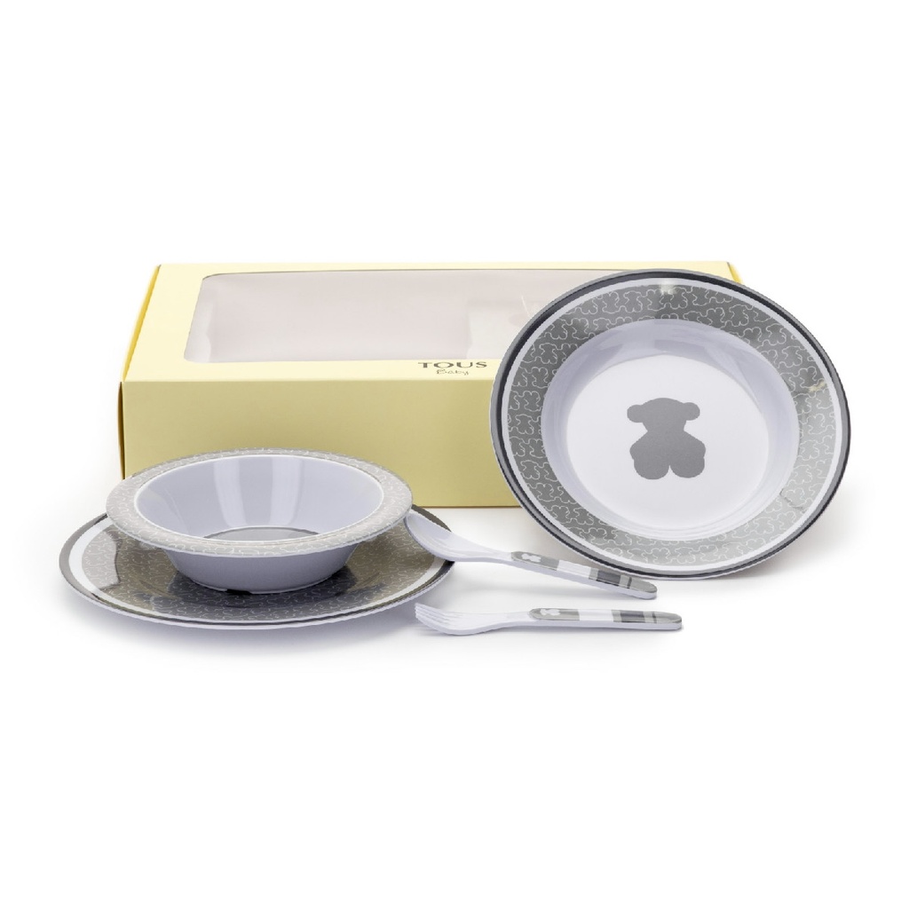 Vajilla Tous Baby Feeding Gris