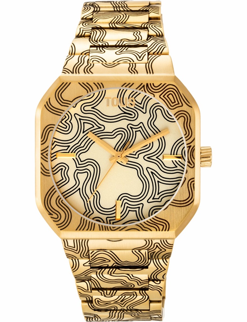 Reloj Tous Mujer Lit Kaos Osos Acero IPG Dorado Brazalete 3000140000