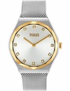Reloj Tous Mujer Karat Round Analógico Acero Bicolor Plateado IP Dorado 3000141700