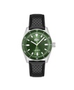 Reloj Lacoste Hombre Boston Correa Piel Negro Esfera Verde 2011423
