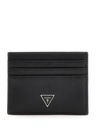 Portatarjetas Guess Certosa Saffiano Negro SMCSLELEA25-BLACK