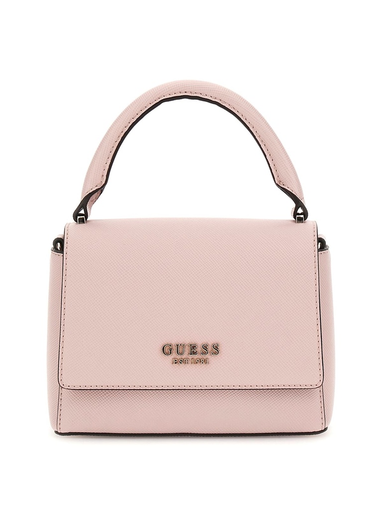 Bolso Guess de Mano Fedana Top Flap Rosa