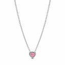 Collar Pandora Corazón en Relieve
