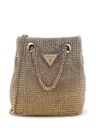 Mini Bolso Guess de Mano Zalina con Strass Dorado OR935075-GOLD