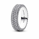 Anillo Pandora Triple Fila de Pavé 192634C01