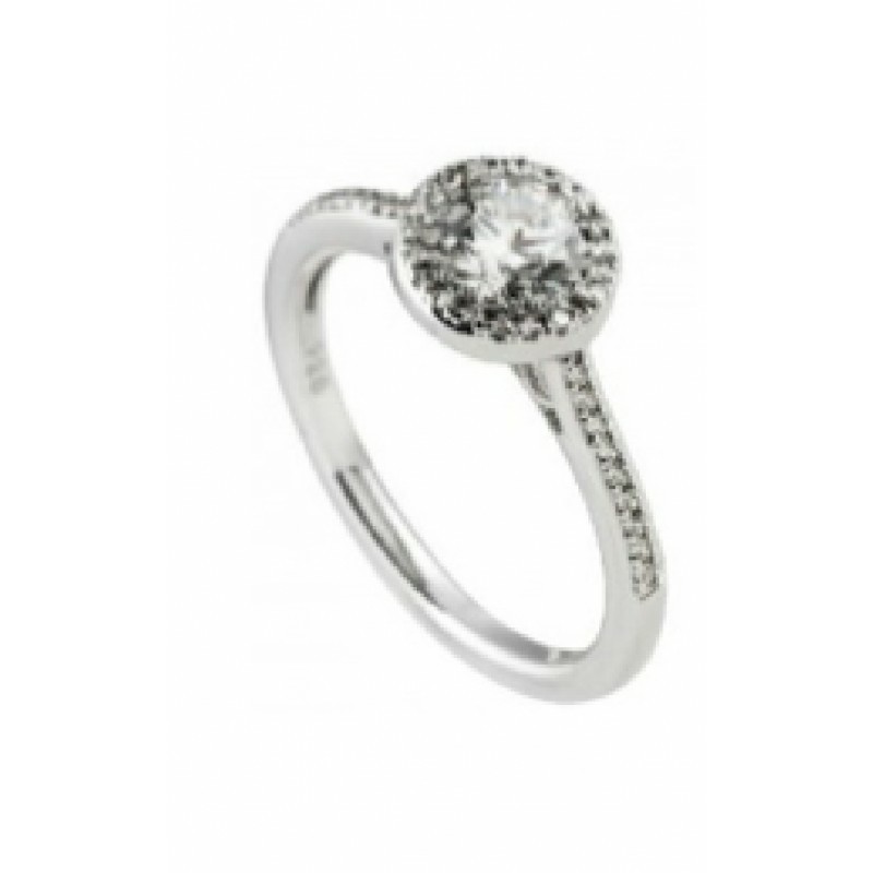 Anillo Camaleoni Peterhof Plata Rodio  Cerco y en A WS005.6.00