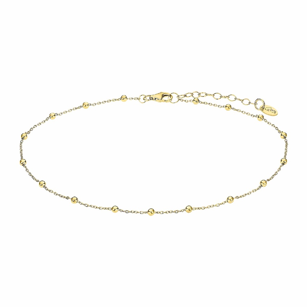 Tobillera Lotus Silver Mujer Dorada LP3239-8/2 