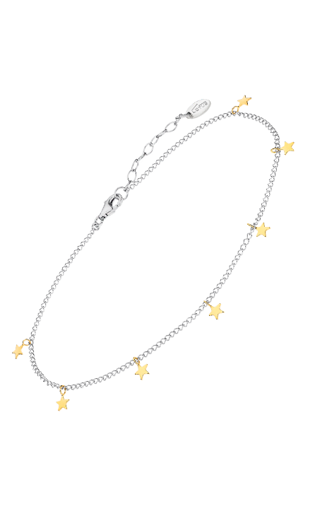 Tobillera Lotus Silves Mujer Estrellas Doradas LP3240-8/2