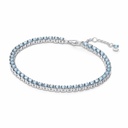 Pulsera Pandora Tenis Azul Claro Brillante