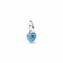 Charm Pandora Mini Colgante Corazón Color Turquesa 793827C01