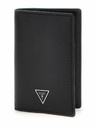 Portatarjetas Guess Milano de Piel Negra SMMTSLLEA56-BLA