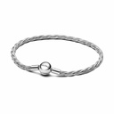 Pulsera Pandora Cadena de Serpiente Trenzada  Cierre Bola 593757C00