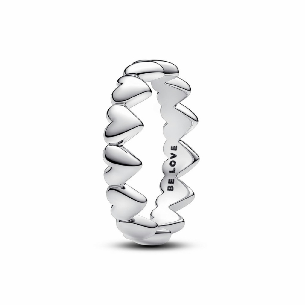 Anillo Pandora Fila de Corazones 193427C00