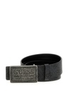 Cinturón Guess Reversible Hombre Logotipo 4 G Negro/Gris BM7818P5340-BML