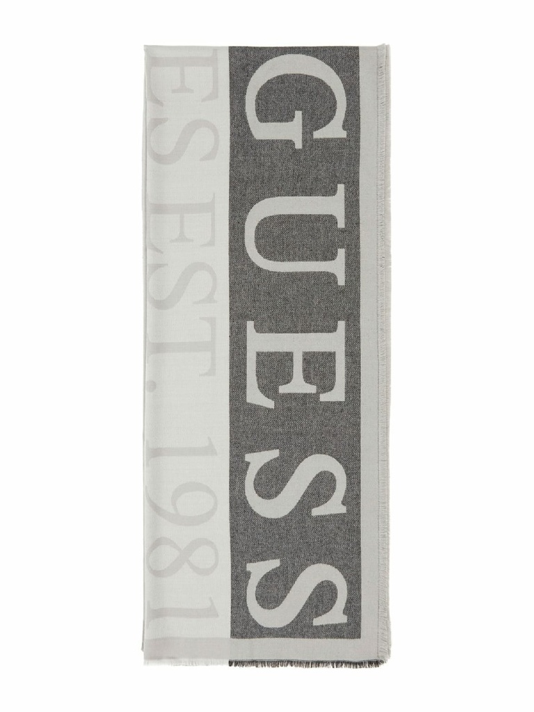 Bufanda Guess con Inscripción Logotipo Gris AM9534VIS03-GML