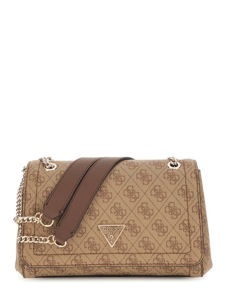 Bolso Guess Noelle II Cnvrtble Xbody Flap Marrón HWBG9672210-LTLO