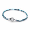 Pulsera Cadena Caja Cordón Azul