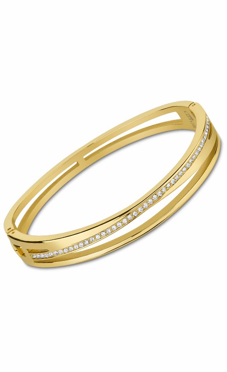 Pulsera Lotus Style Bliss Mujer Acero Dorado y Circonitas LS2113-2/2