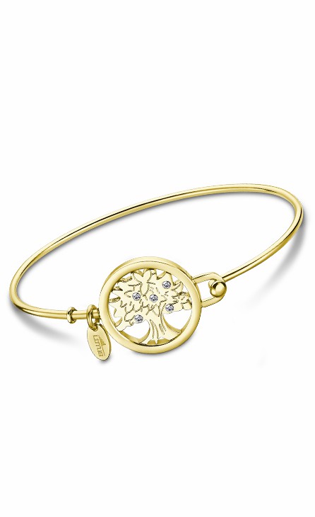Pulsera Lotus Style Millennial Arbol de la Vida Acero Dorado LS2119-2/3