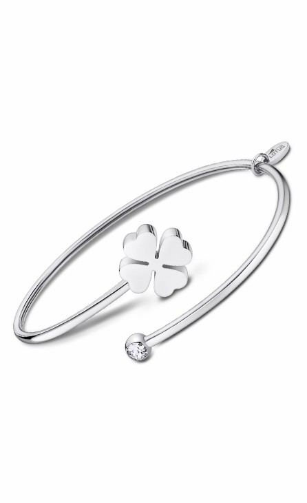 Pulsera Lotus Style Trébol Mujer Acero Inox LS2169-2/5