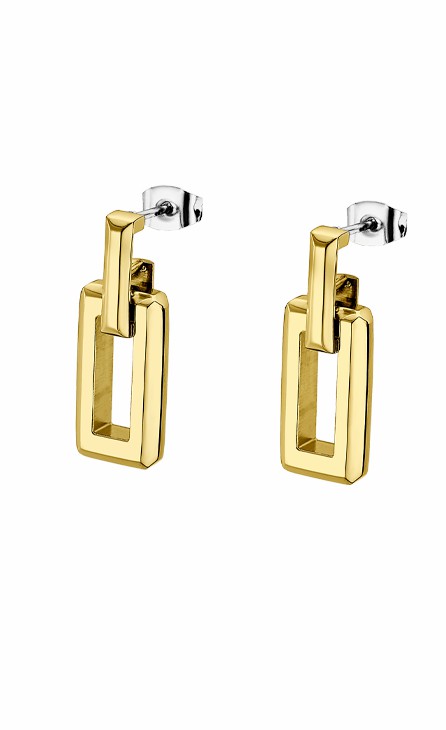 Pendientes Lotus Style Urban Woman Acero Dorado LS2424-4/2