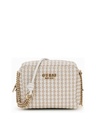 Bolso Guess Mini Bandolera Mirema Trenzada Blanco Multi HWWG9631140-WML