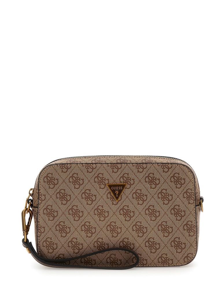 Bolso Guess de Mano Milano Camera Marrón Logo PMMILOP5245-BBO
