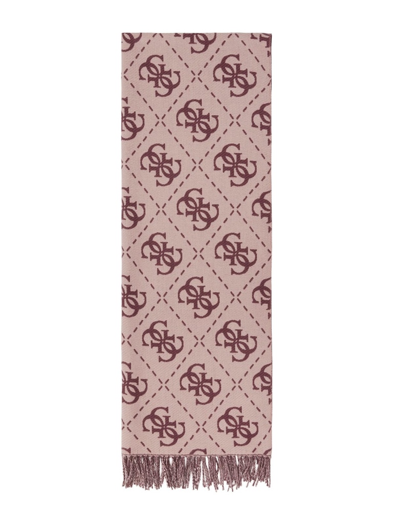 Bufanda Guess Vikky Logo 4G Burdeos AW5217VIS03-GRP