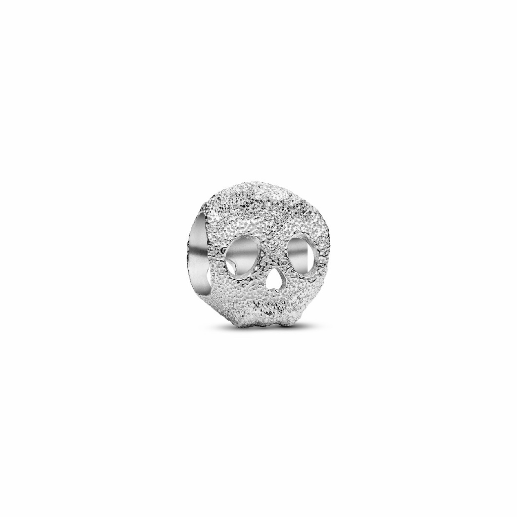 Charm Pandora Mini Calavera Plata Texturizada 794040C00