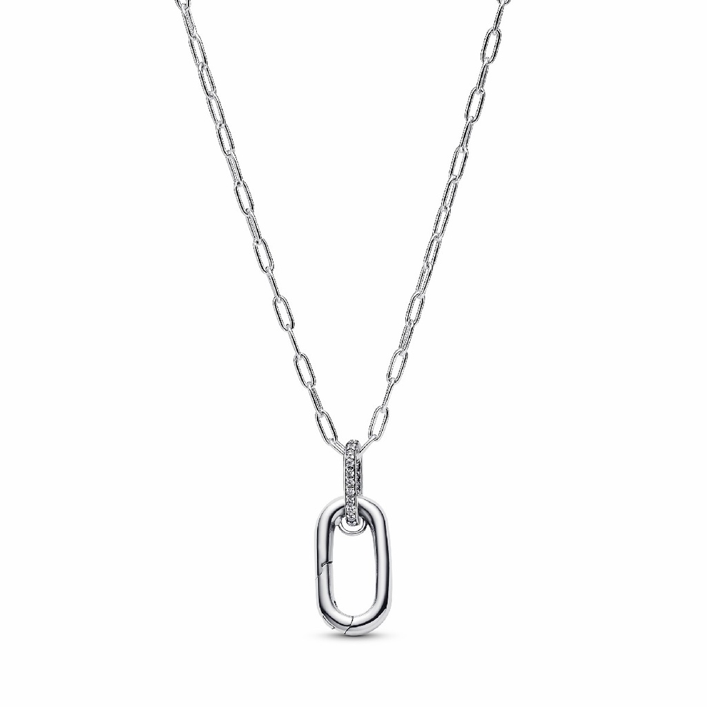 Collar Pandora Forzatina con Colgante Link Abierto en Plata 394086C01-50