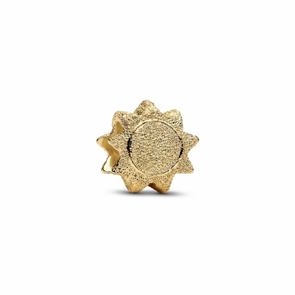 Charm Pandora Mini Sol Dorado Texturizado 764052C00
