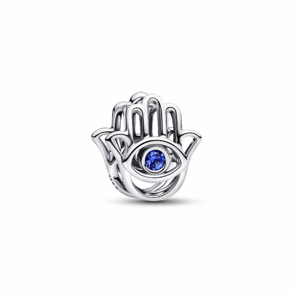 Charm Pandora Mano de Fátima Azul Brillante 794062C01