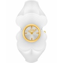 Reloj Tous T. M Bear Folks Analógico Acero Dorado y Policarbonato Blanco 3000147200