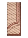 Pañuelo Guess Marrón Líneas y Logo