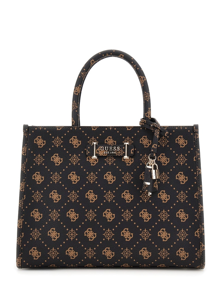 Bolso Guess Silia 2 Comp Tote Marrón HWGP9890220-ESL