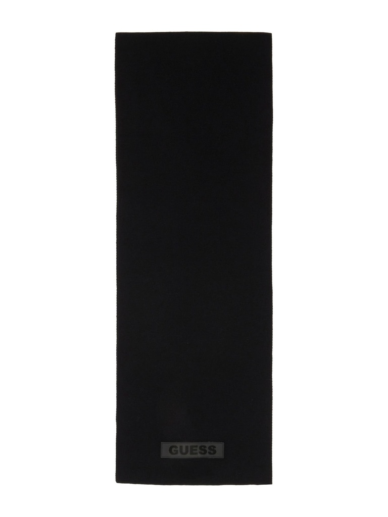Budanda Guess Knitted Scarf 35x180 Negra AM9570POL03-BLA