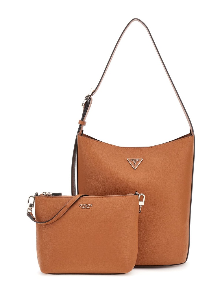 Bolso Guess Meridian II bucket Coñac HWBG6974040-COG