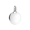 Colgante Pandora Etiqueta Redonda Grabable 398610C00