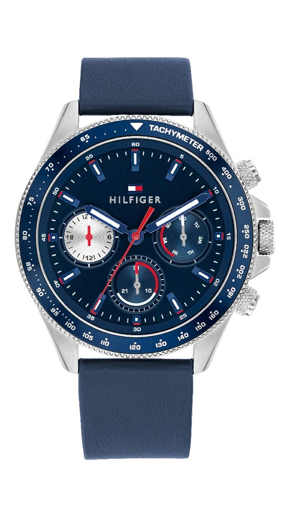 Reloj Tommy Hilfiger Hombre Clark Azul Multifunción 1792209
