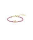 Pulsera Lacoste Cutie Croc Piel Rosa Kids 2040531