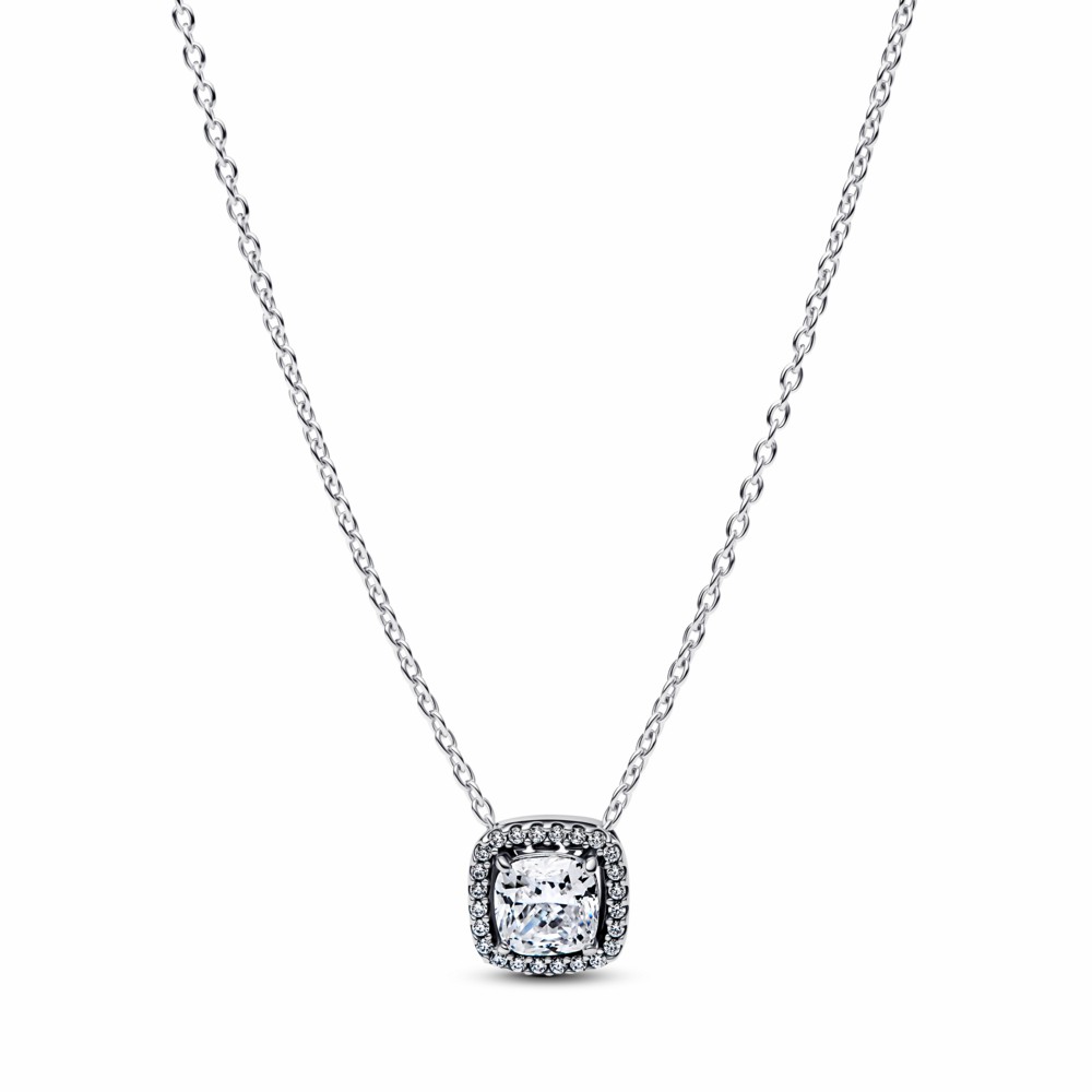 Collar Pandora Halo Cuadrado 393560C02